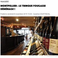 Le trinquefougasse déménage ! - La Gazette de Montpellier - 8 novembre 2019