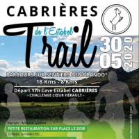 Trail de l'Estabel à Cabrières 30 mai 2020