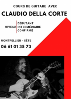 Claudio della Corte - cours de guitare à Montpellier et Sète